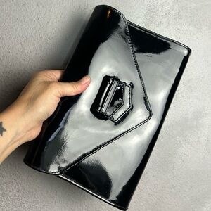 Vintage Patent leather envelope purse